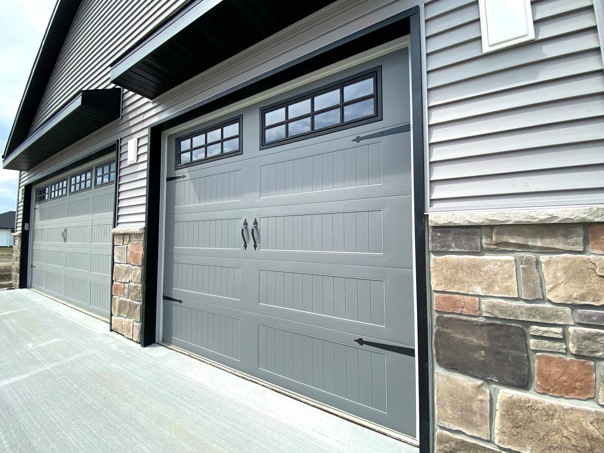 Gray garage doors | C.H.I. Overhead Doors